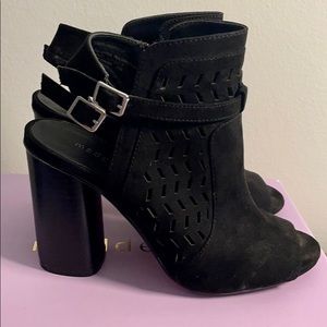 Madden Girl Aaddy Booties | Black Open Toe